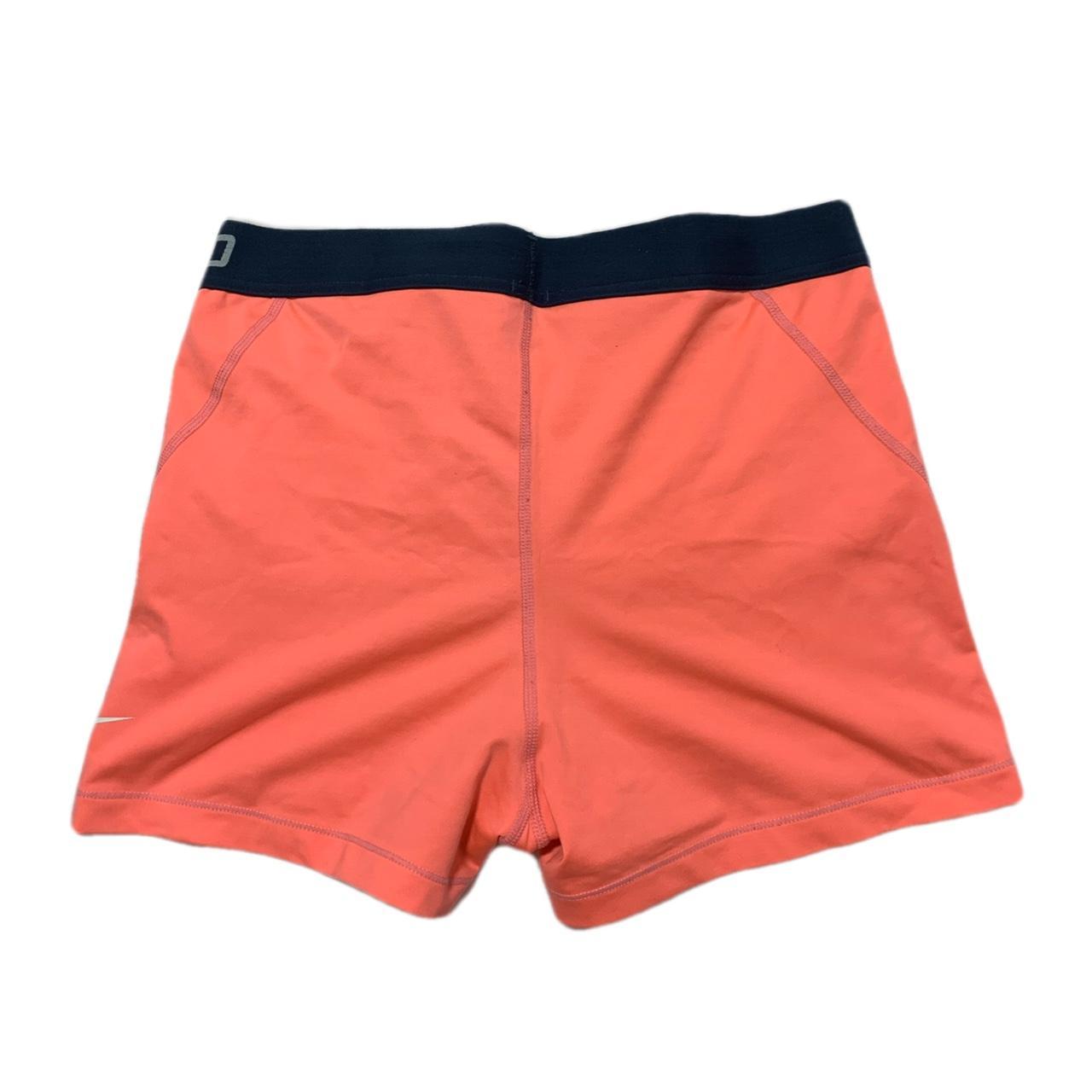 Nike Women's Pink and Orange Shorts Depop