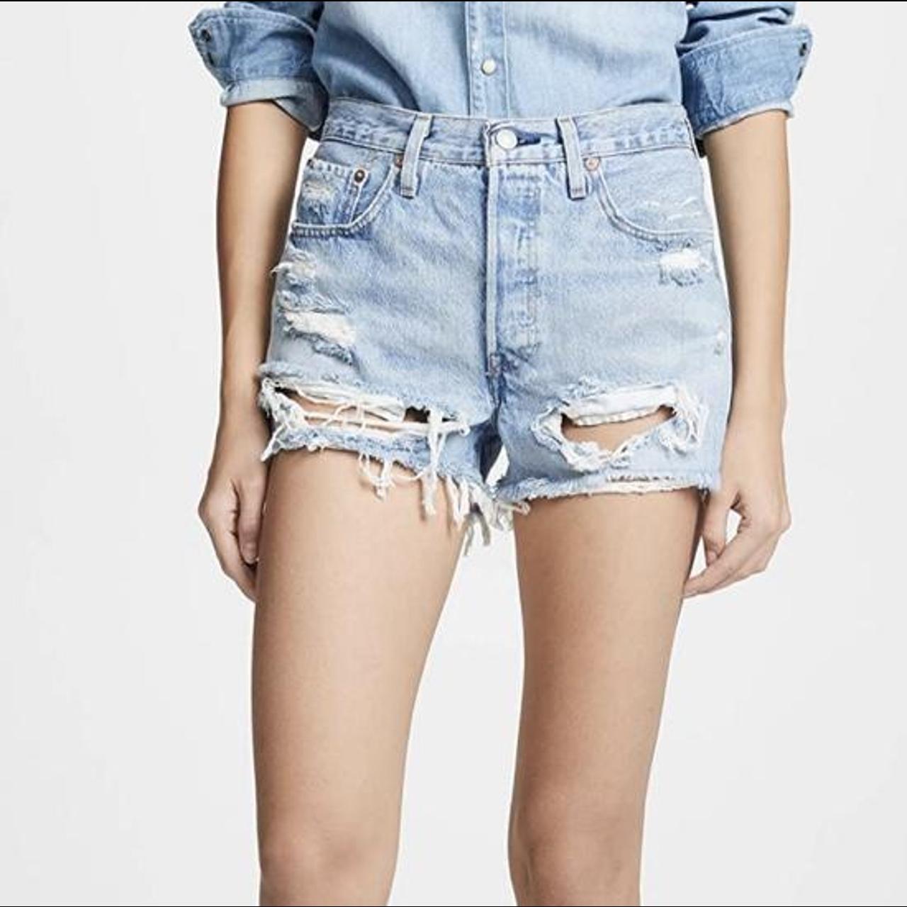 Levis high outlet rise shorts