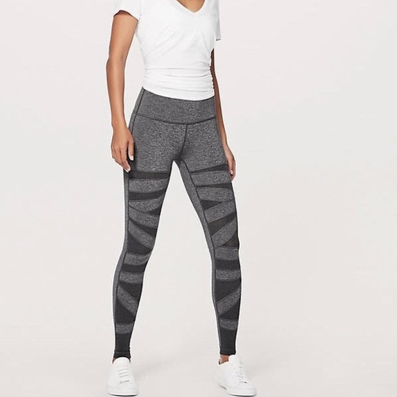 Lulu 2024 lemon winder under mesh legging