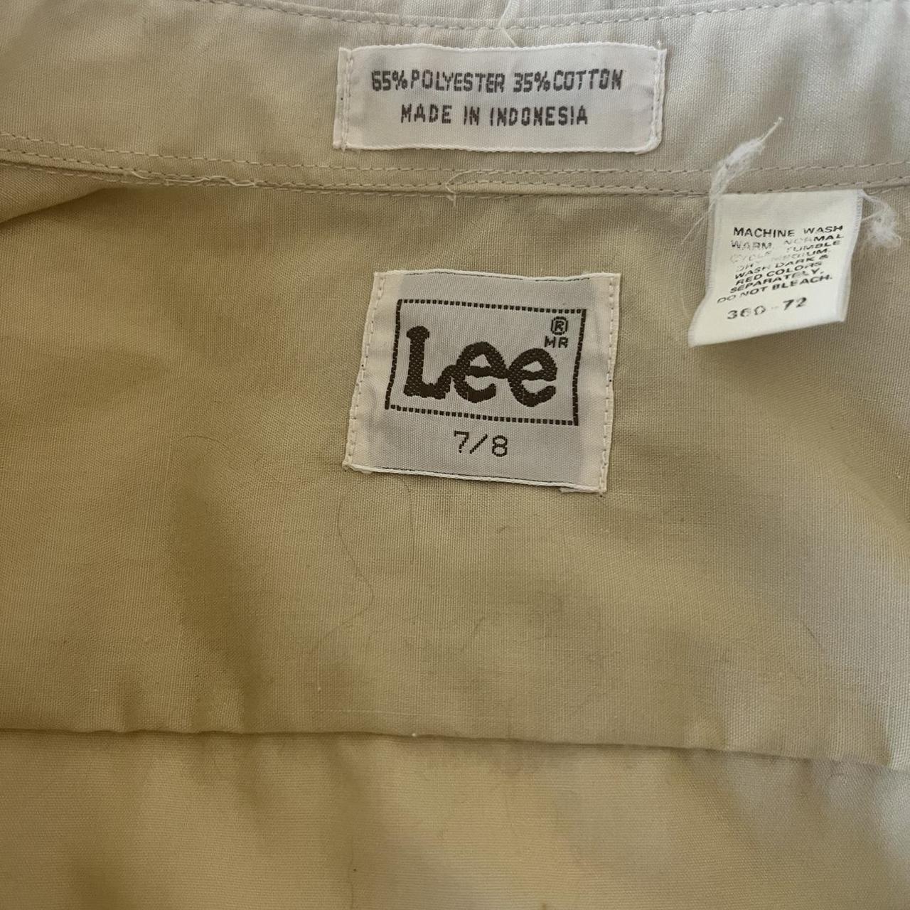 Lee Women's Cream Shirt | Depop