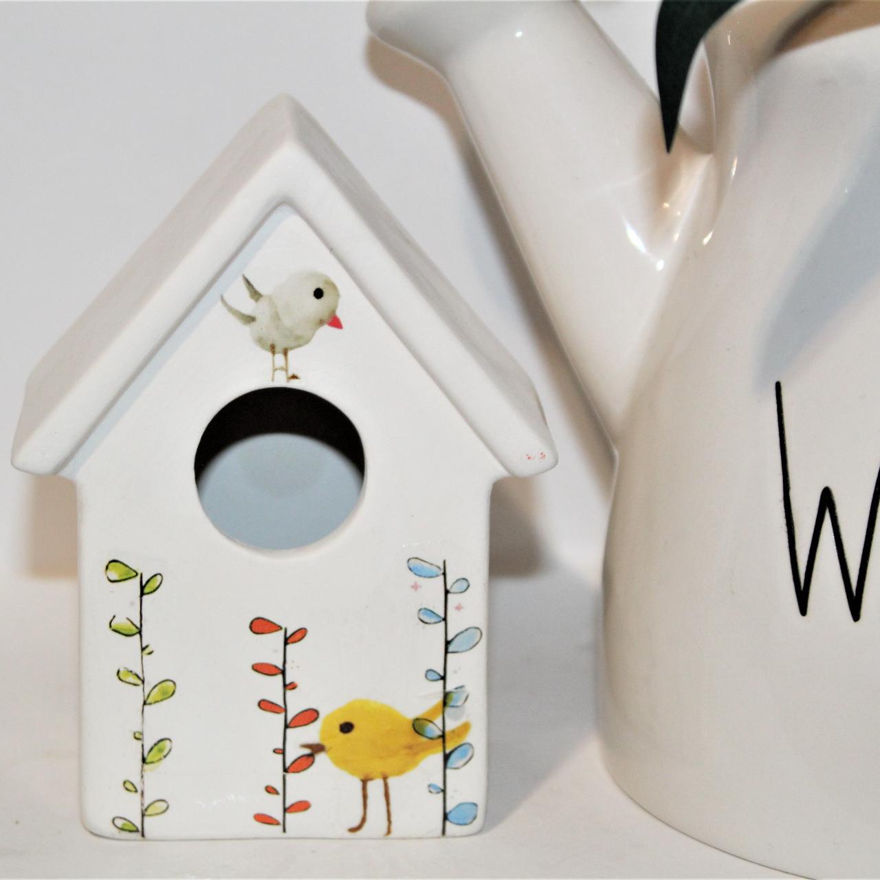 Rae Dunn mothers on sale day birdhouse