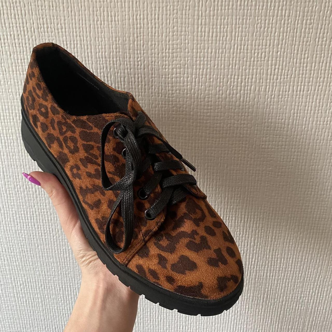 Leopard on sale print brogues