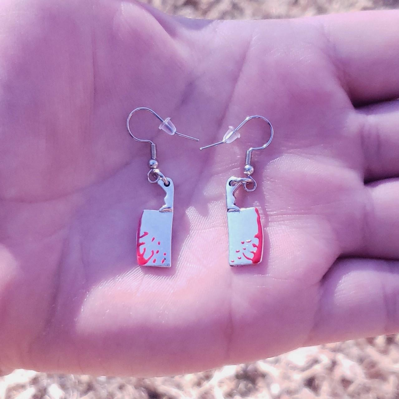 💫Bloody Cleaver Earrings💫 💎100% Surgical Stainless... - Depop