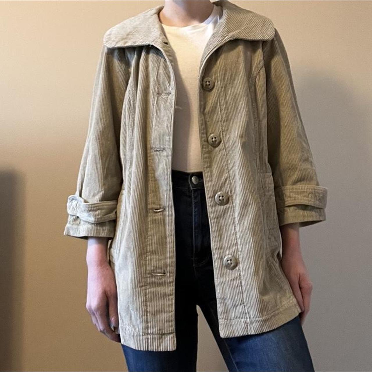 french cuff corduroy jacket