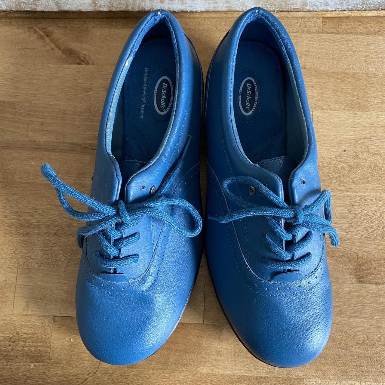 Dr Scholl's Teal Leather Lace up Oxford Shoes A... - Depop