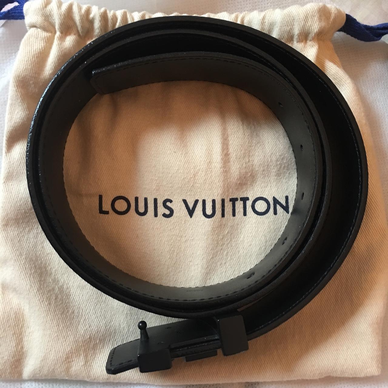 Black lv belt MESSAGE BEFORE BUYING 120cm Message - Depop