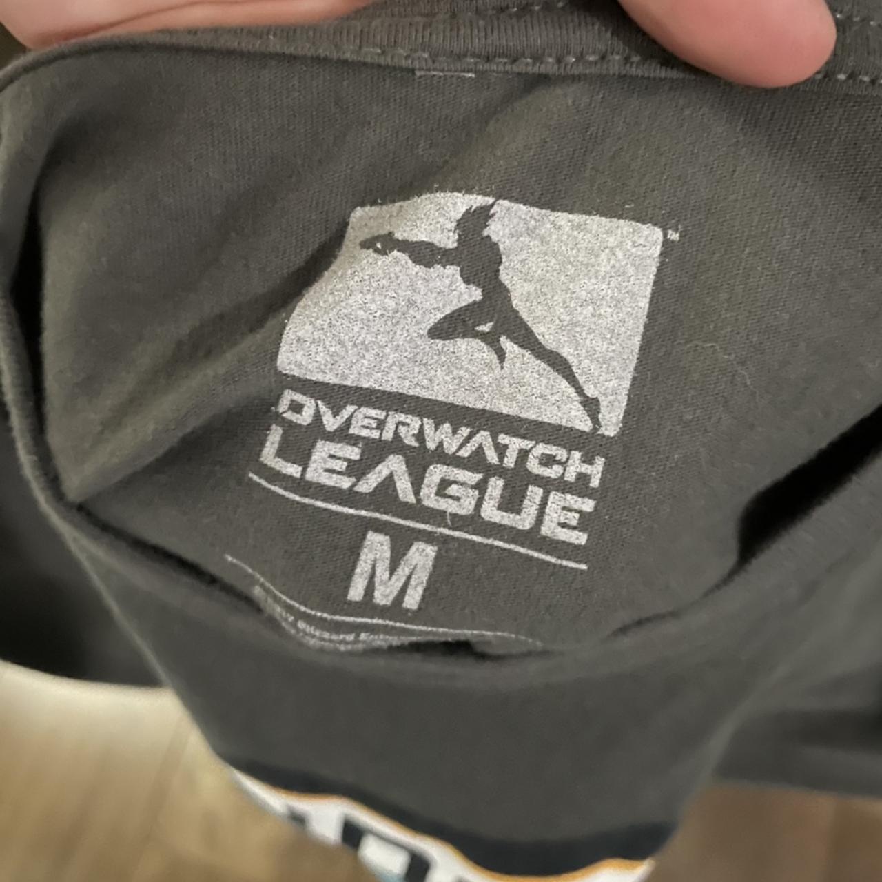 Overwatch Men's Blue and Grey T-shirt (4)