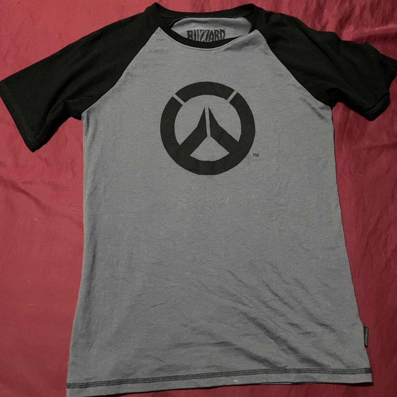Overwatch Men's Black and Grey T-shirt (3)