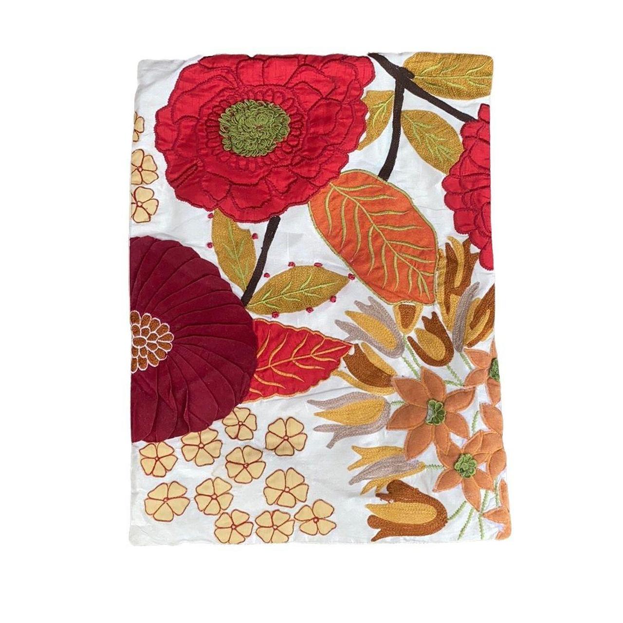 Pier One Cream and Red Decorhomeaccesories Depop