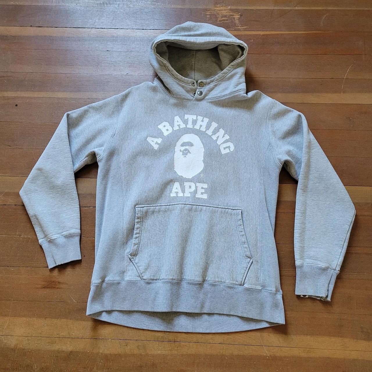 vtg y2k og A BATHING APE classic spellout arc ape... - Depop