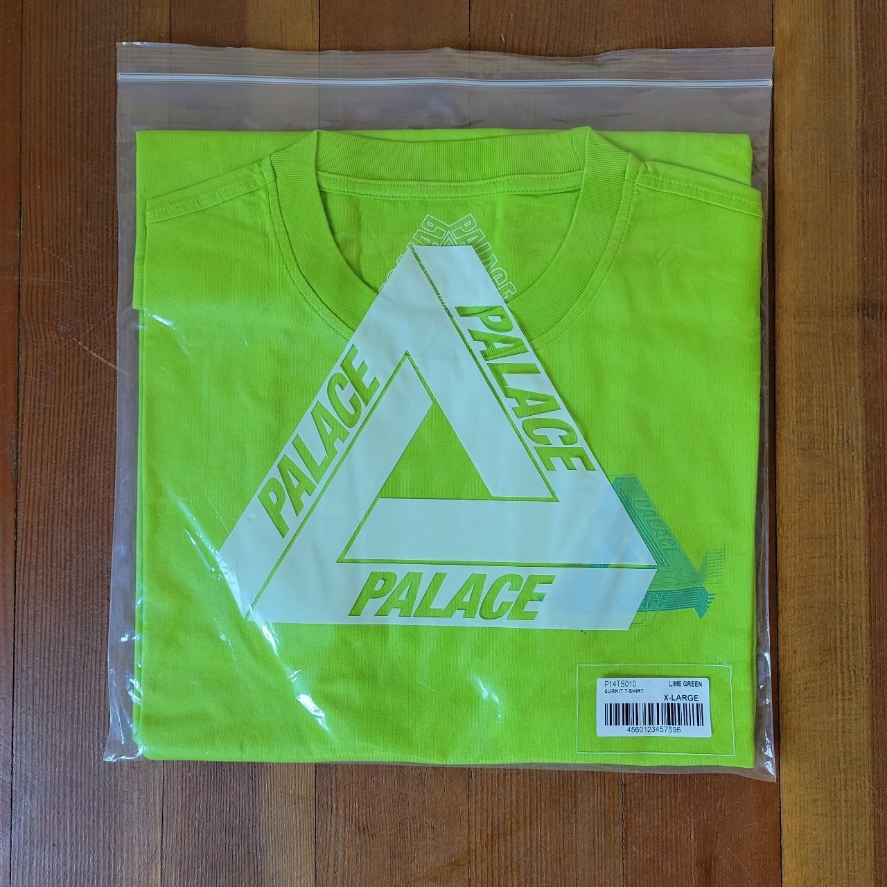 Palace Men's Green and Blue T-shirt