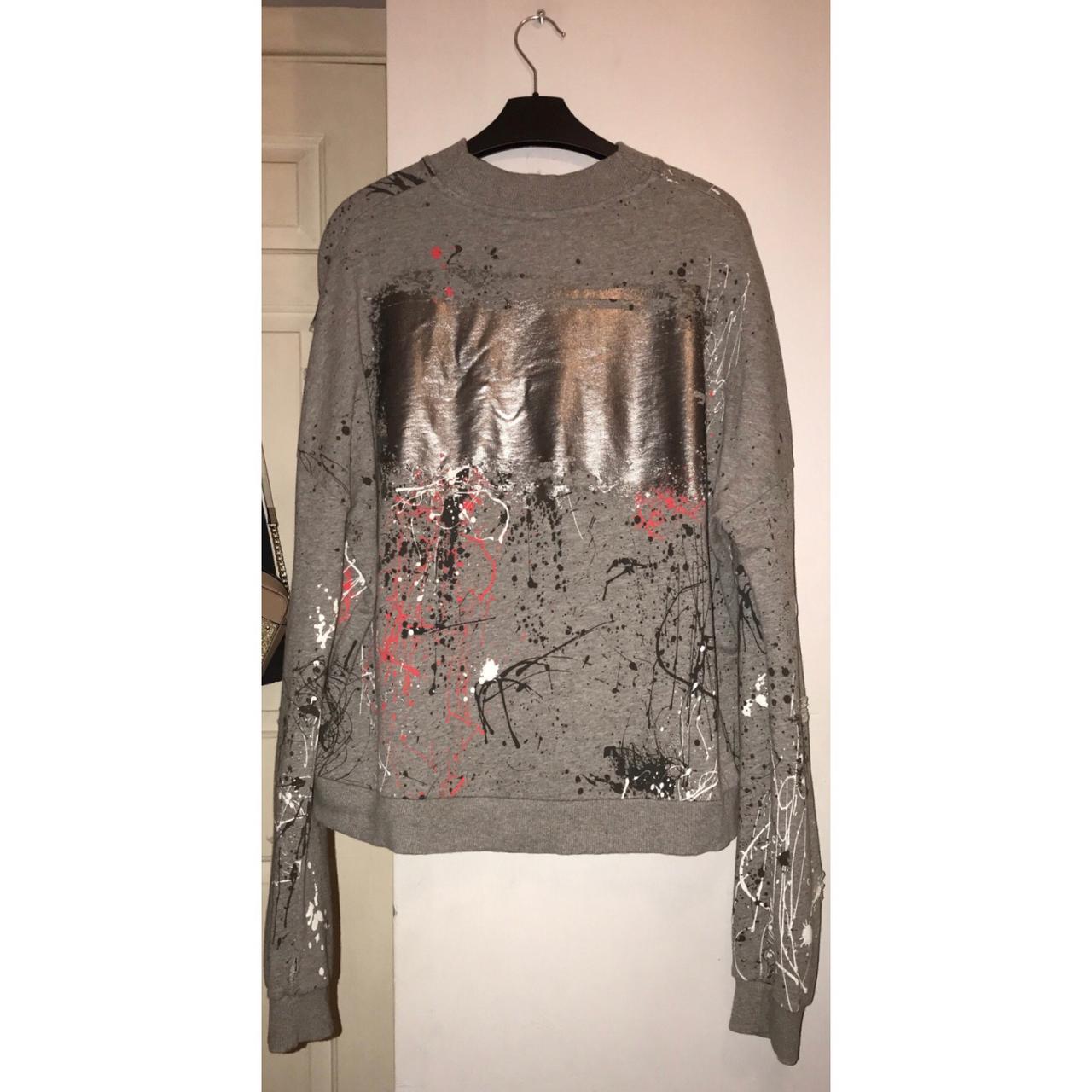 Paint splatter deals jumper zara