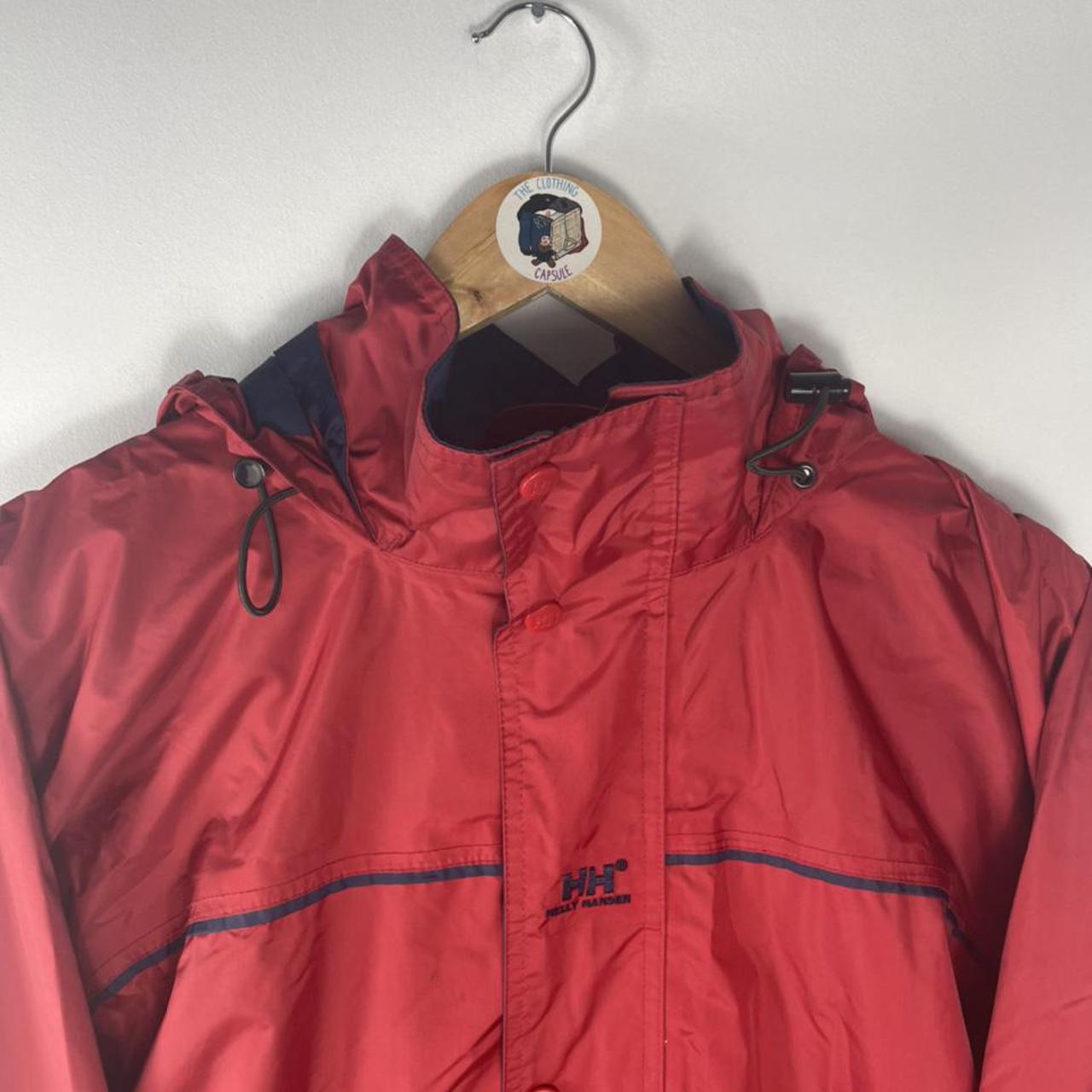 Red Helly Hansen Anorak winter jacket. Perfect piece... - Depop