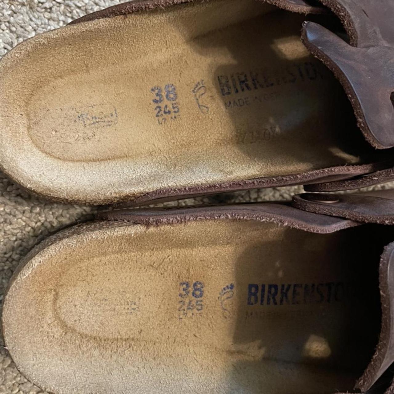 Birkenstock Boston clog habana oiled leather soft... - Depop