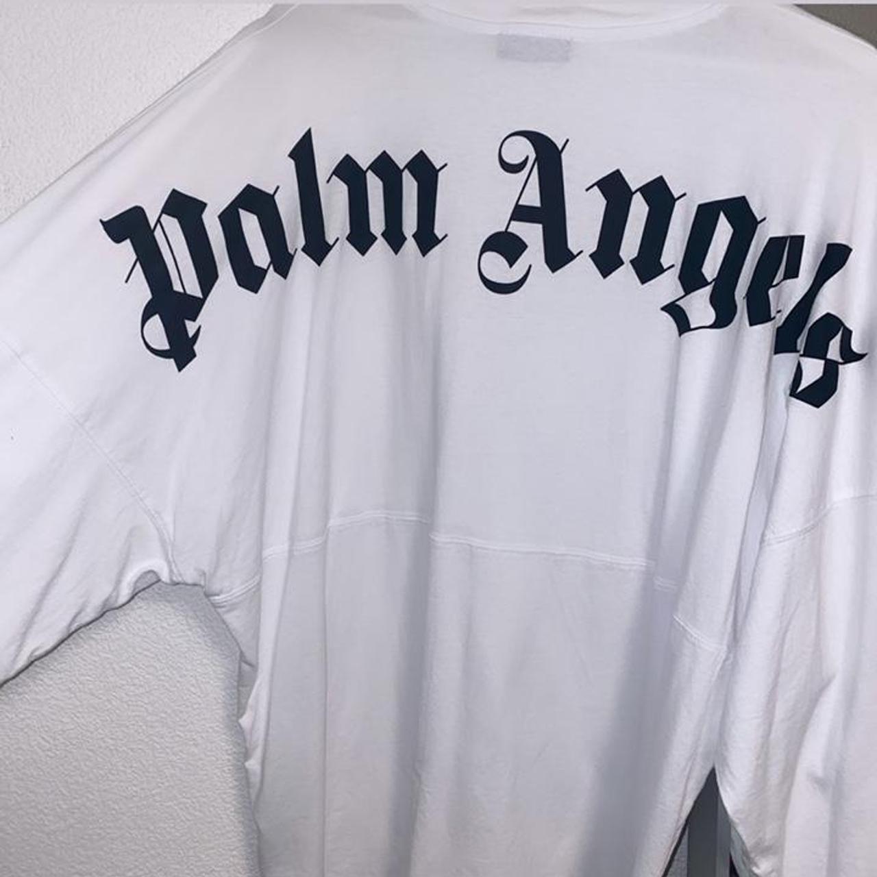 palm angels mock neck tee