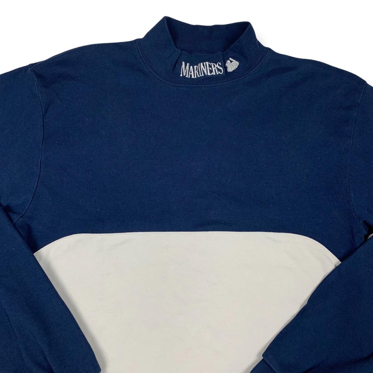 90s Seattle Mariners Russell Athletic Pullover Sweatshirt Blue 