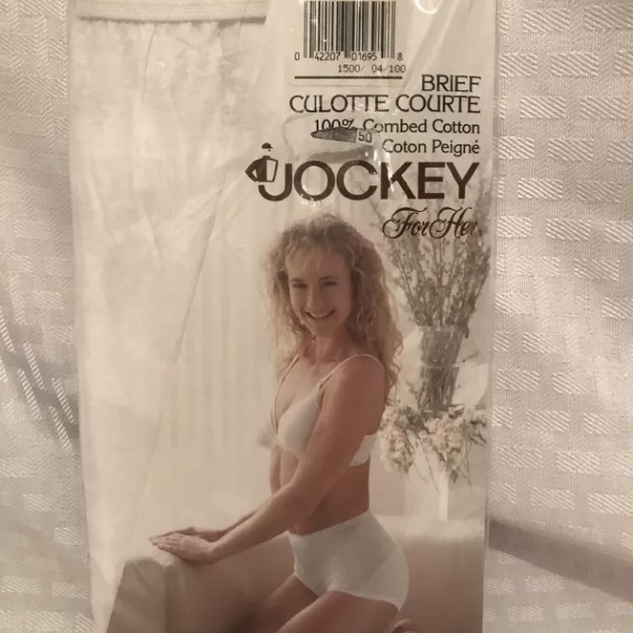 Vintage 1990 Jockey For Her High Waisted Brief Size - Depop