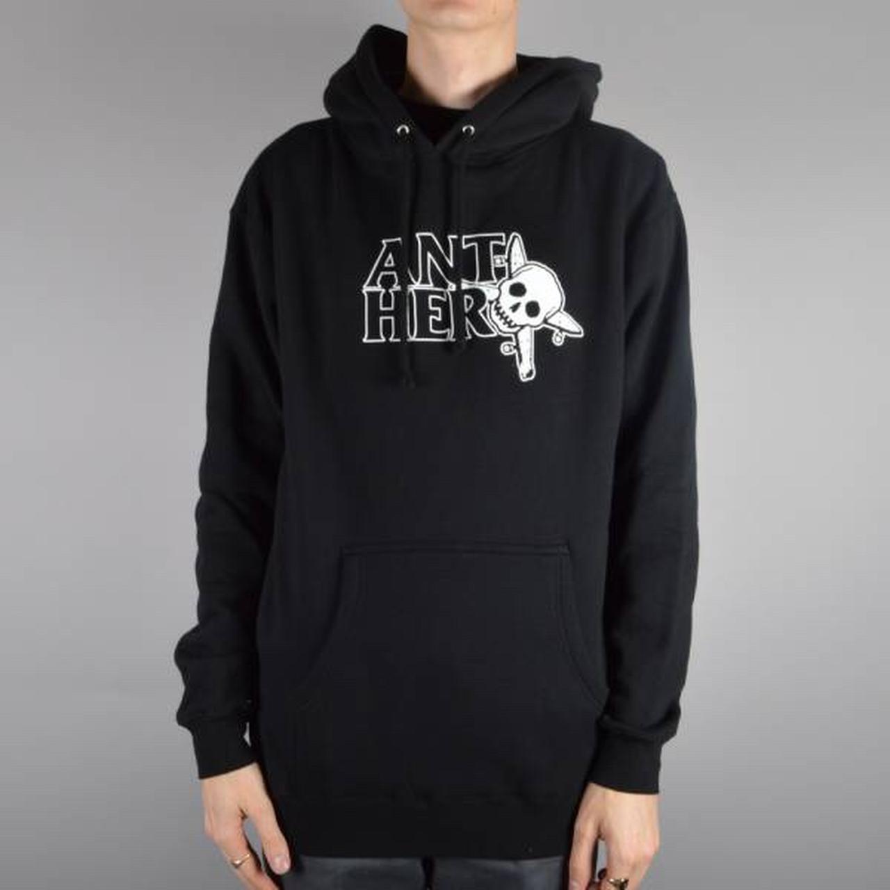 ISO- Black Anti Hero x Fourstar thumbs up hoodie in...