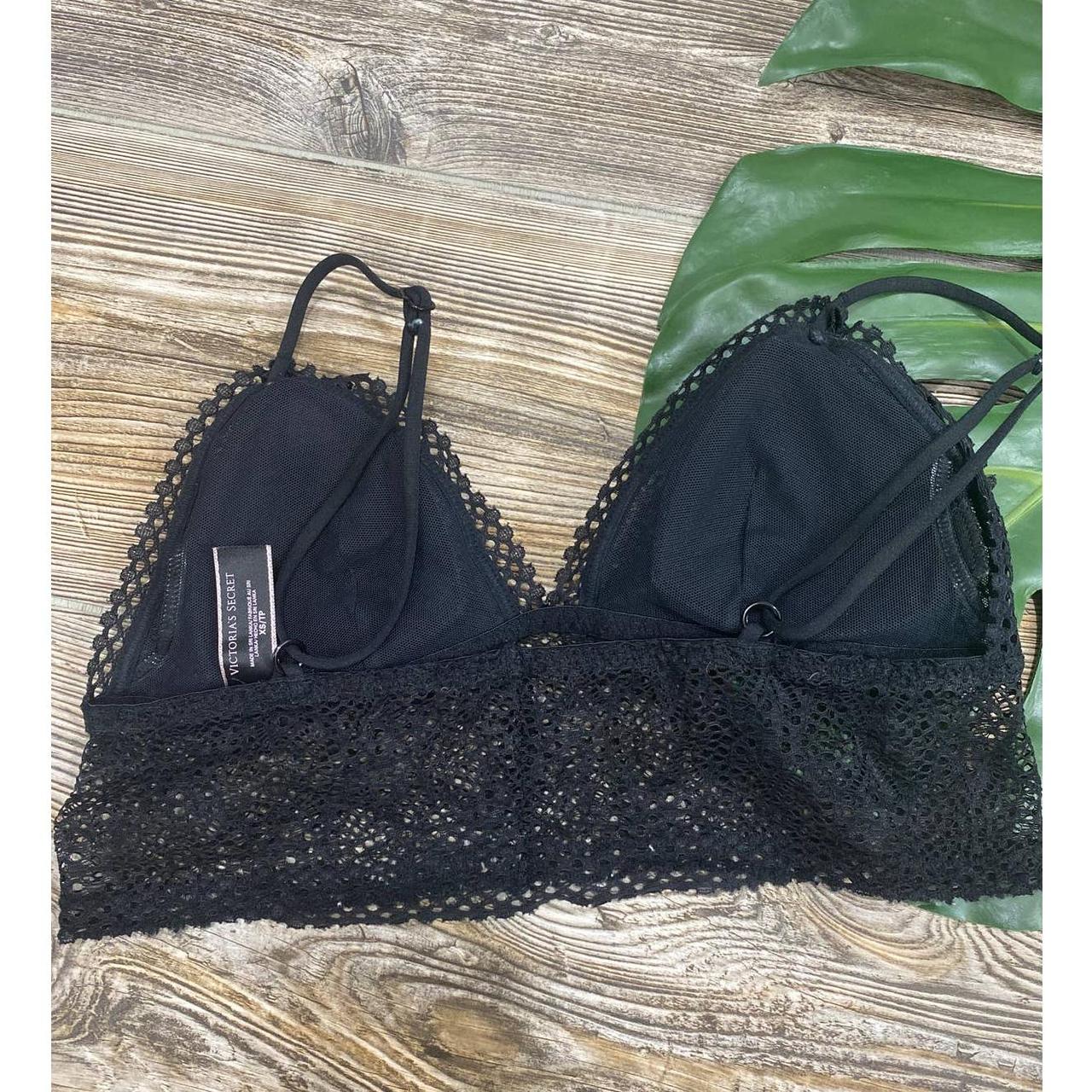 No Paypal Victorias Secret Black Lace Bralette Depop