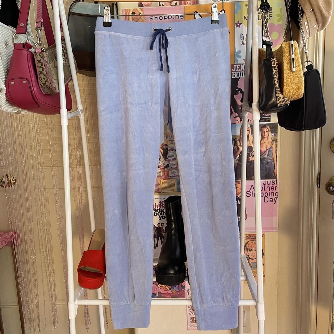 amazing light blue juicy couture sweatpants! so cute... Depop