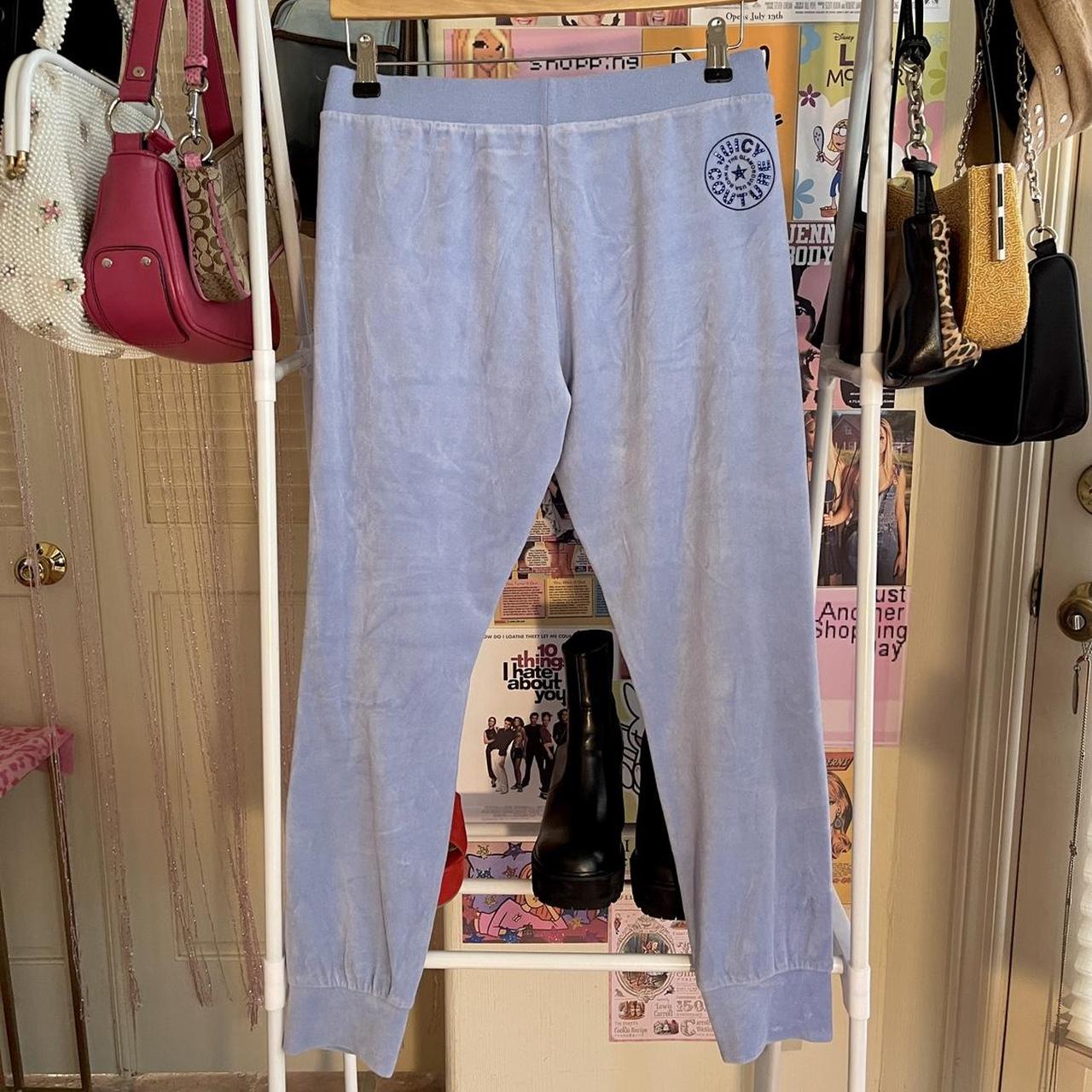 amazing light blue juicy couture sweatpants! so cute... Depop