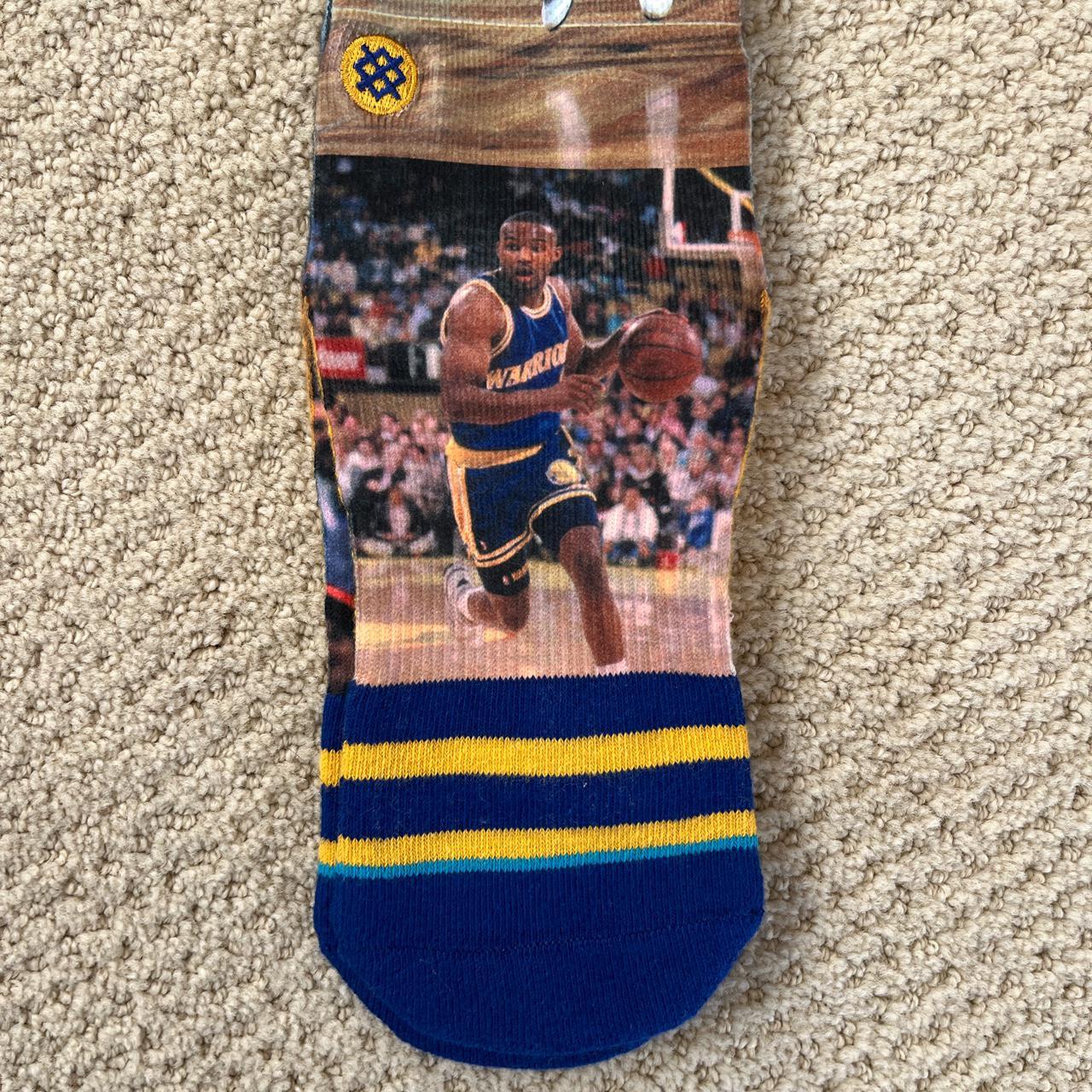 Stance Men's Blue and Yellow Socks (4)