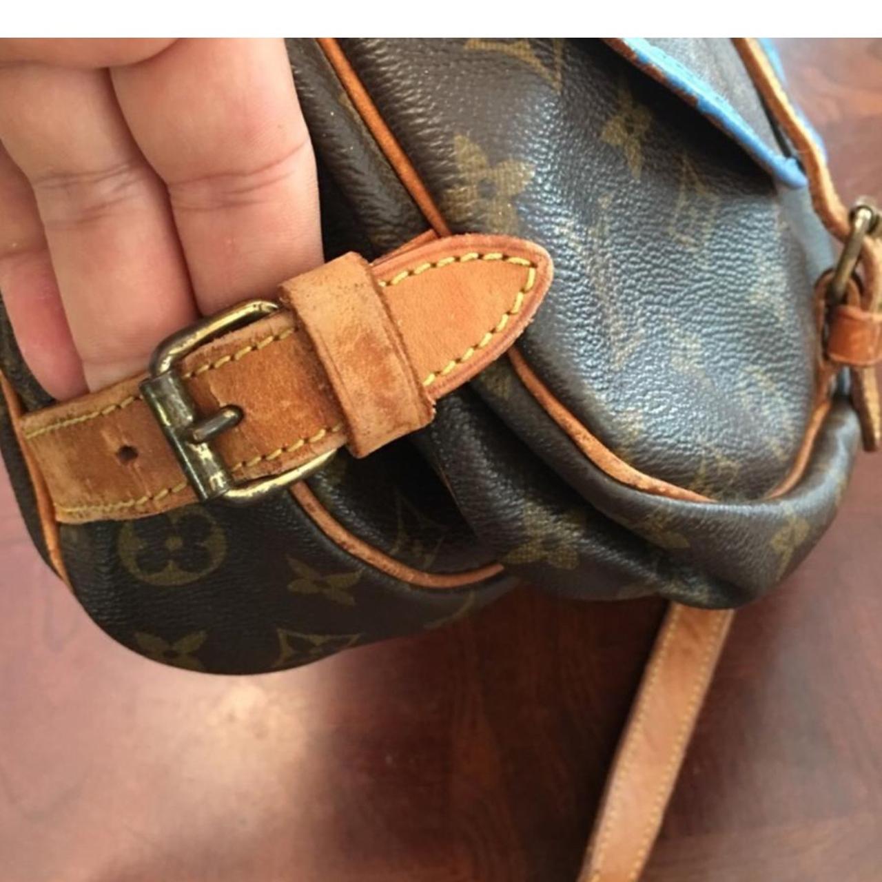 Louis Vuitton Saumur Cross Body bag. Straps and - Depop