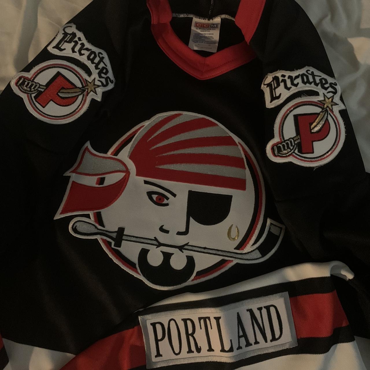 True Vintage 1980s Portland Pirates CCM Hockey - Depop