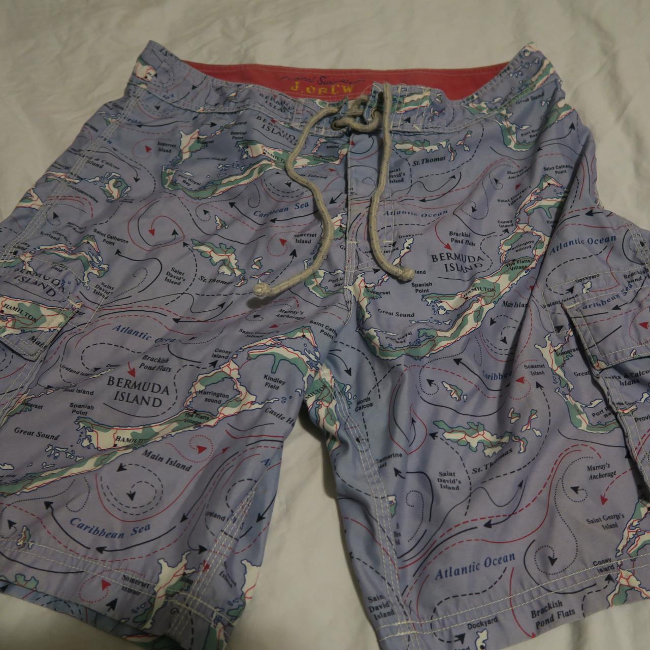 Item J. Crew Bermuda Island Caribbean Sea Map... Depop