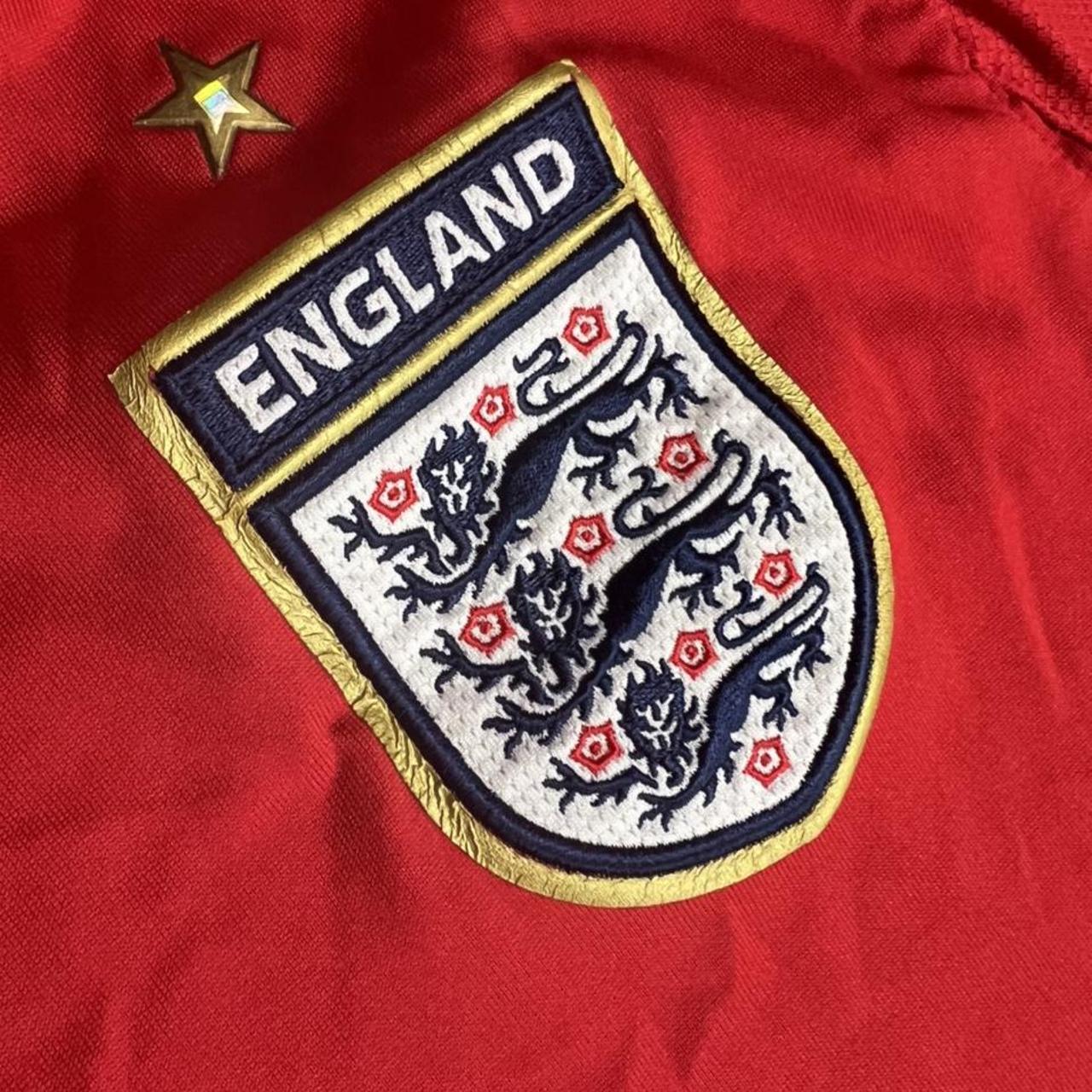 England Umbro Football Shirt Kit Jersey 2006/2008... - Depop