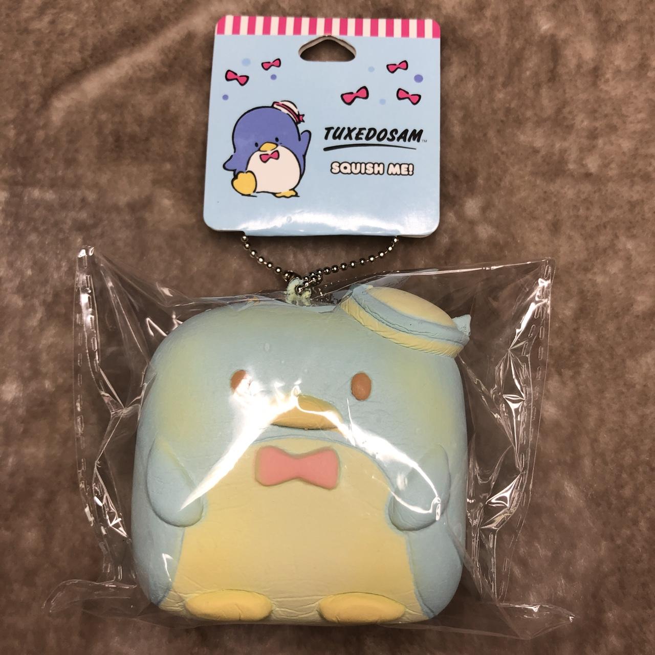 Sanrio Chigiri Bread Squishy Tags And Licenced Soft... - Depop