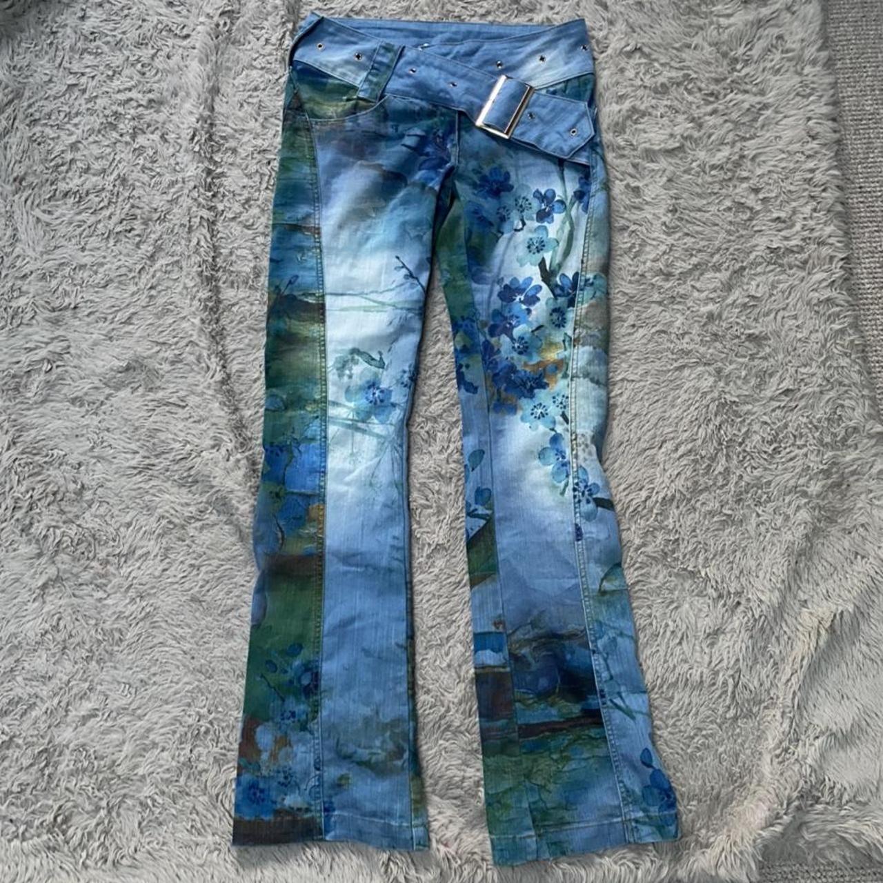 Jaded London patterned jeans So sick, too small for... - Depop