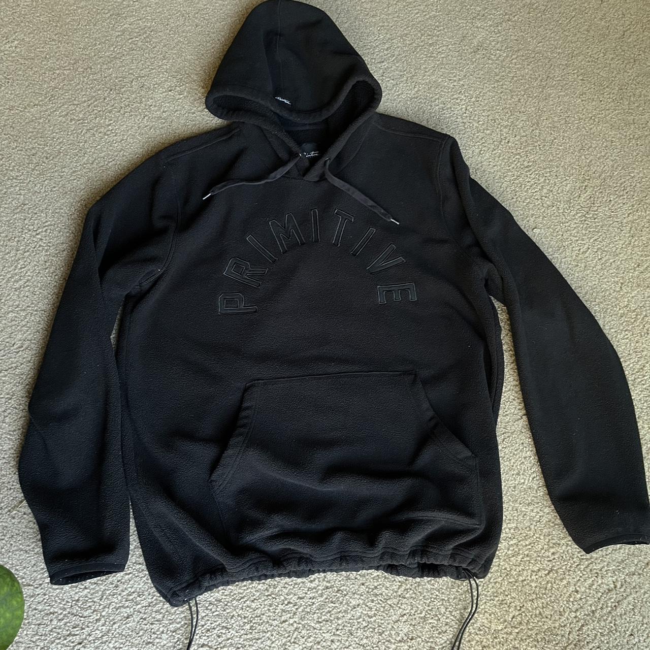 Primitive fleece hoodie with bottom cinch ultra warm... - Depop