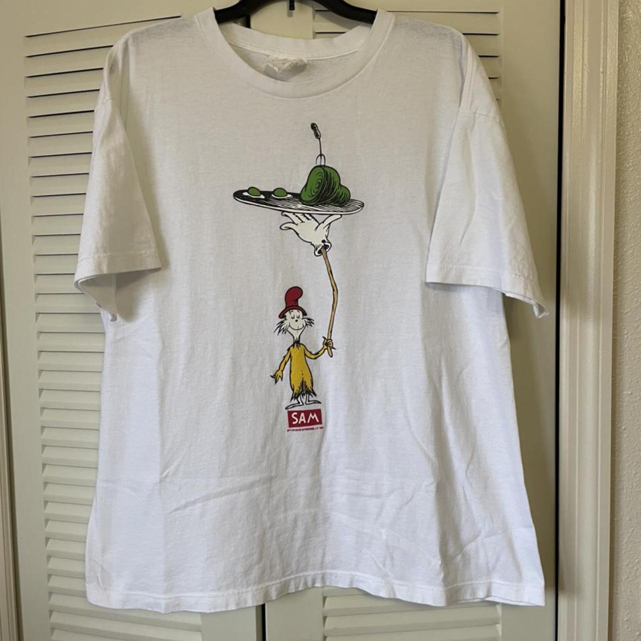 Shops shirt 1994 dr Seuss green eggs and ham vintage shirt