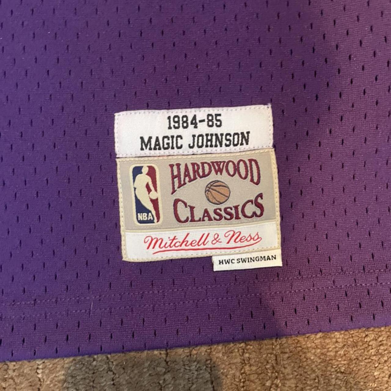 Mitchell & Ness Men's Mitchell & Ness Magic Johnson Purple/Gold