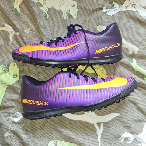 Nike mercurial astro turf football boots. Size - Depop