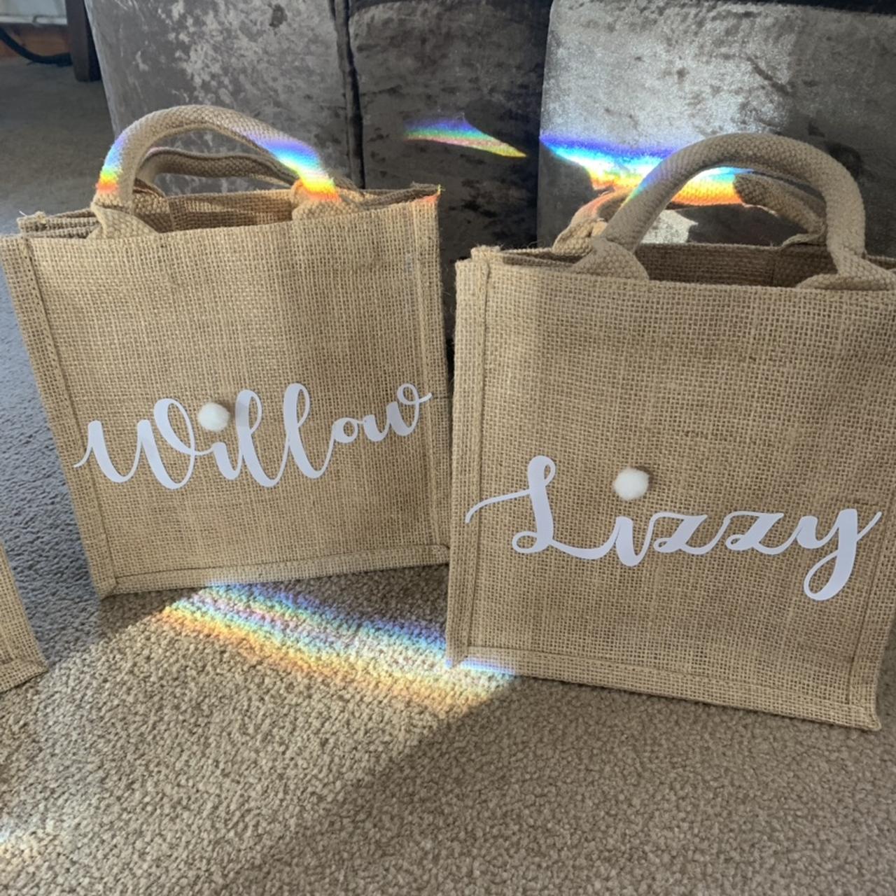 Wedding jute hessian gift bags bridal party hen do... - Depop