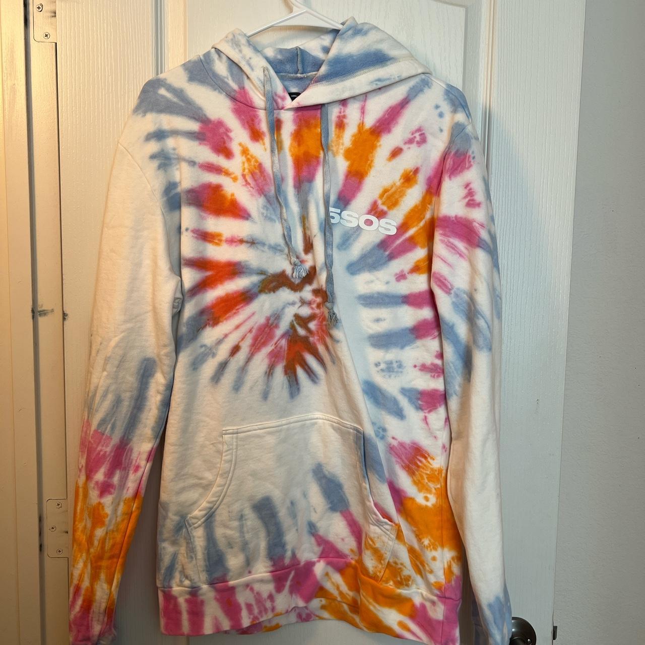 5sos tie dye hoodie hot sale