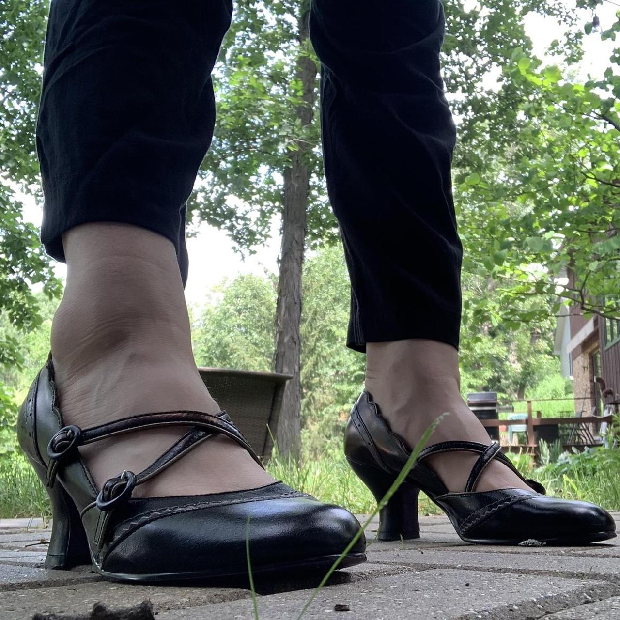 strappy mary jane heels