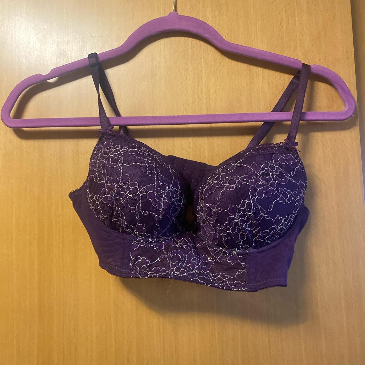 💜 ANN SUMMERS: purple lace push-up bra 💜 Never... - Depop