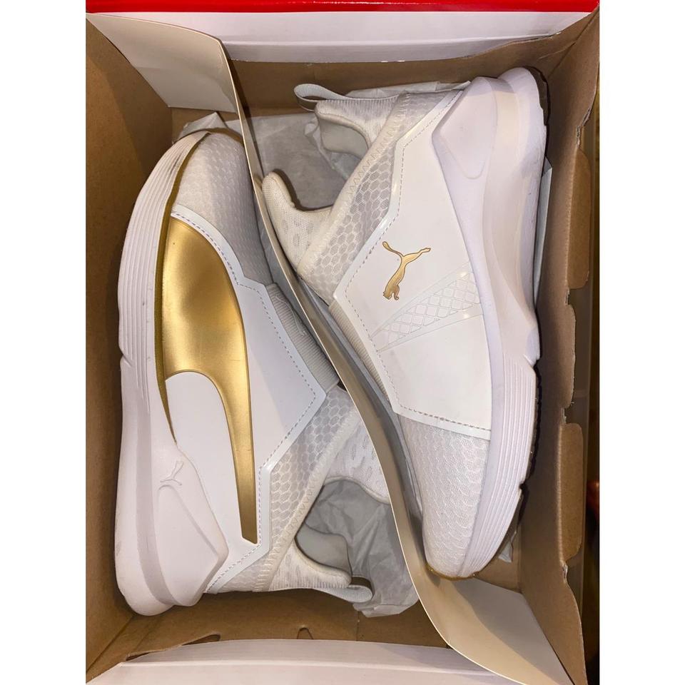 Puma fierce white and sales gold