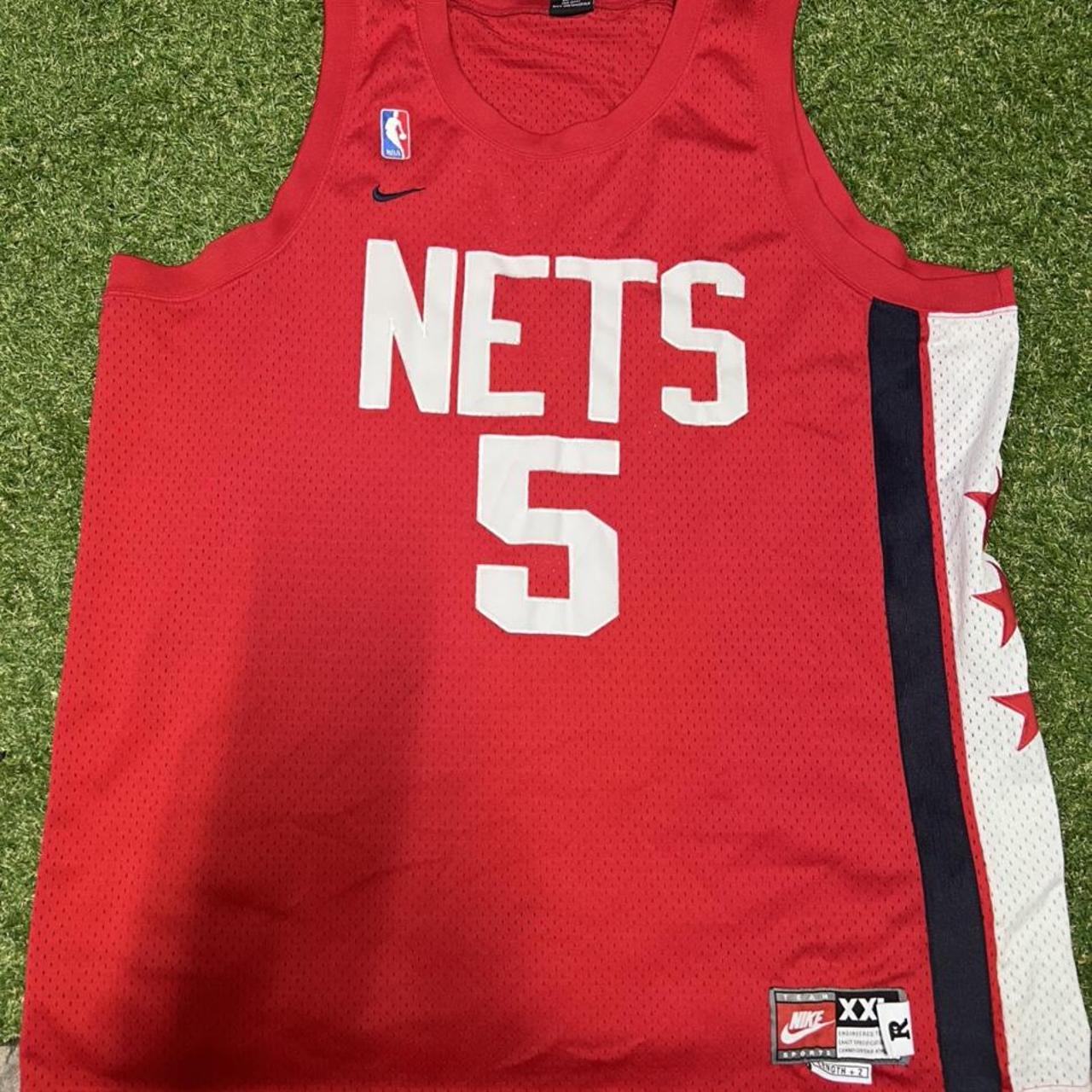 Throwback Nike Jason Kidd New Jersey Nets - Depop