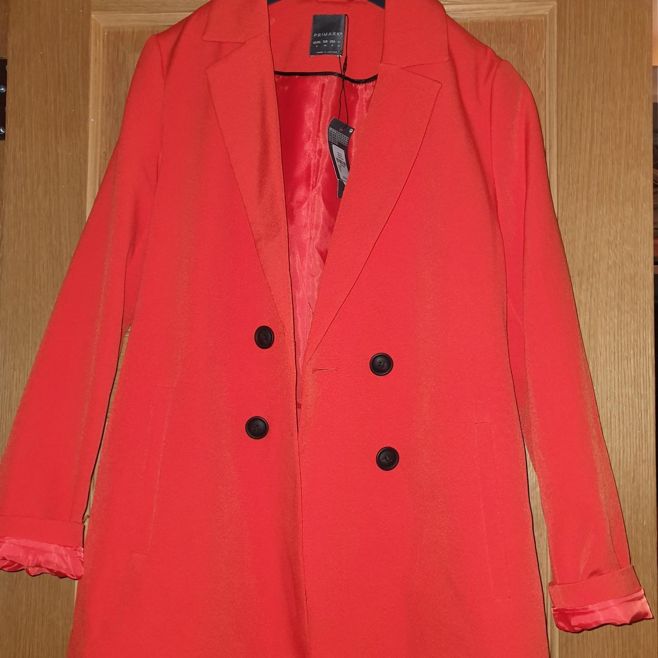 primark red blazer