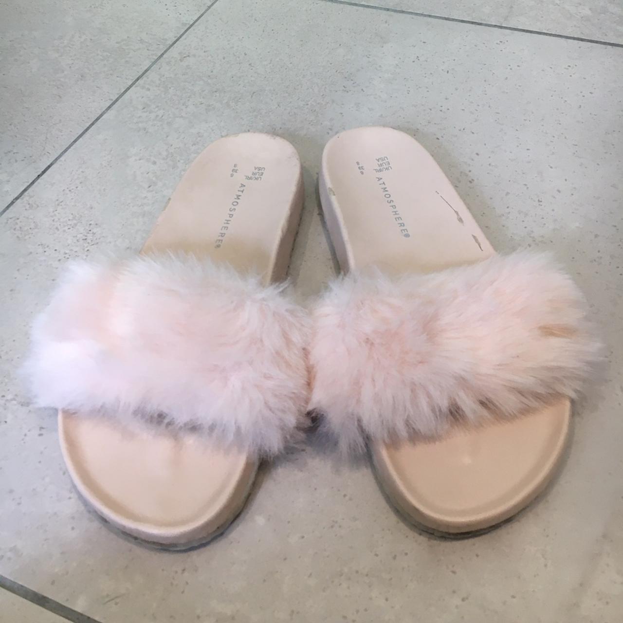 primark fluffy sliders