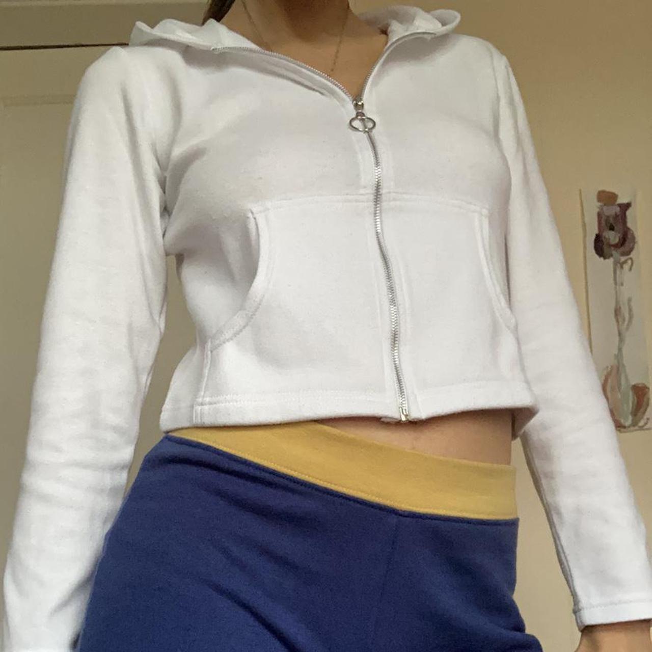 Y2K cropped hoodie, Fits xs-m depending on