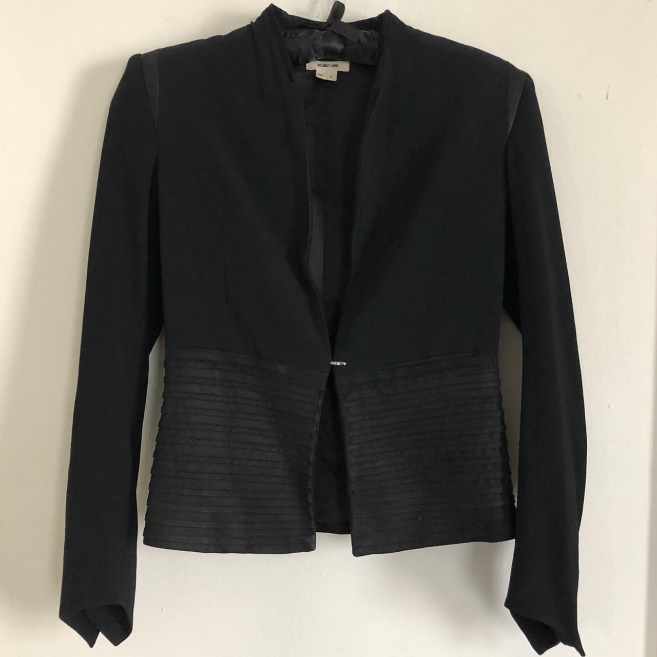 Helmut Lang Women's Black Jacket | Depop