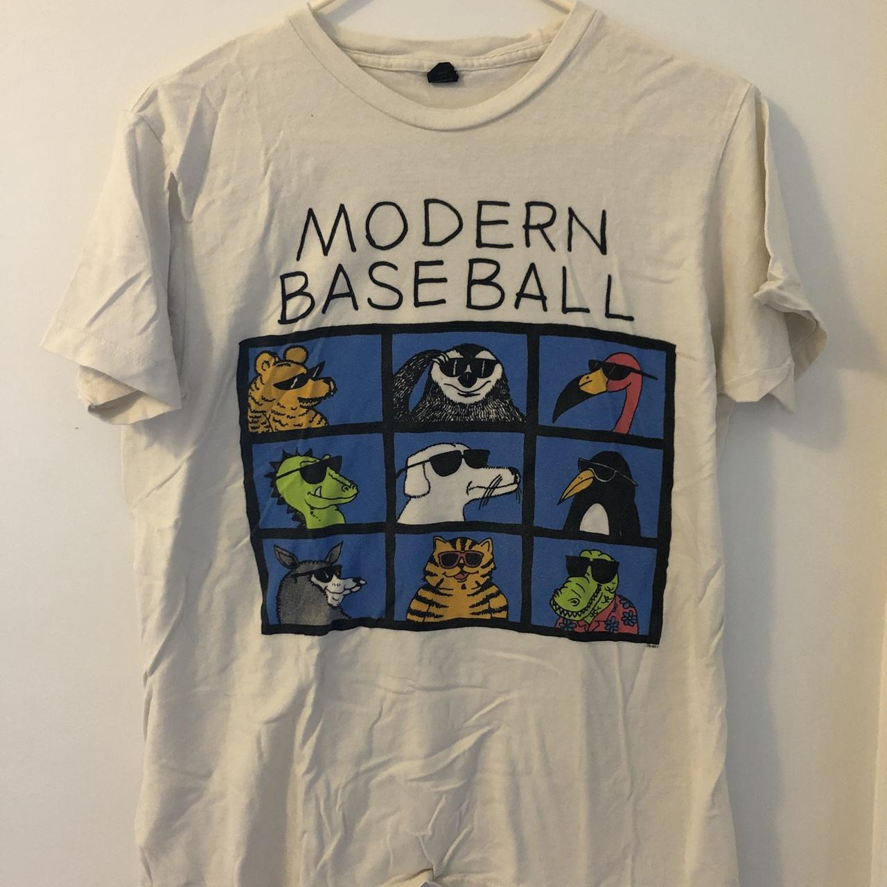 Telegraf snack Flock modern baseball shirt don't really want to sell it... - Depop
