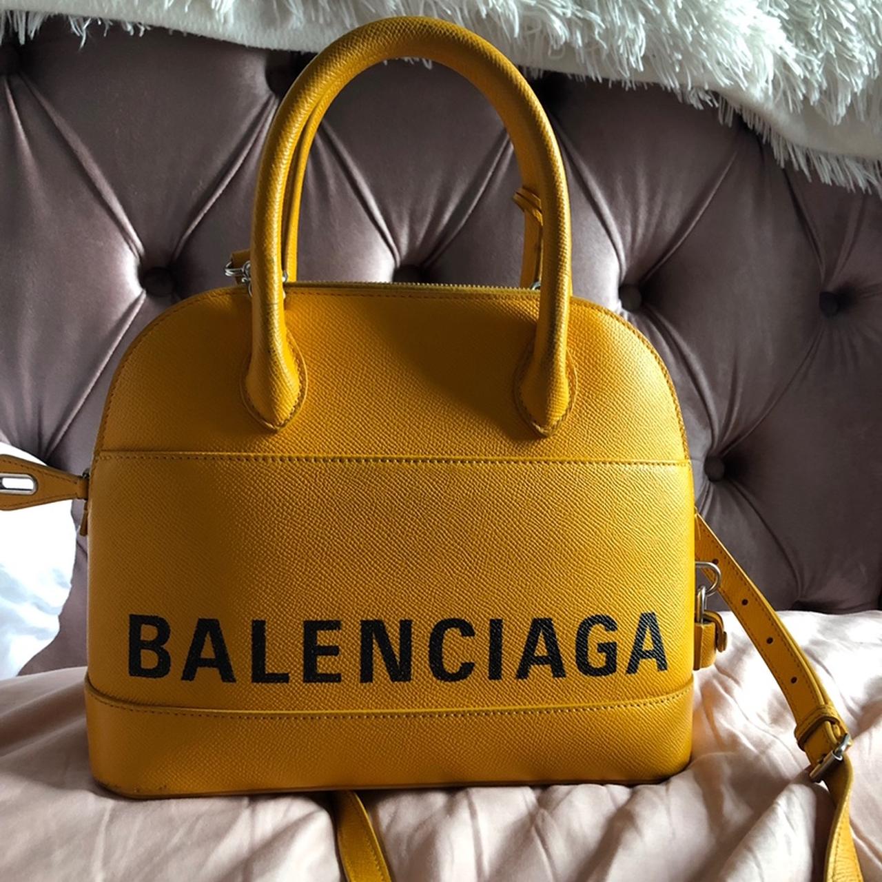 Balenciaga yellow clearance purse