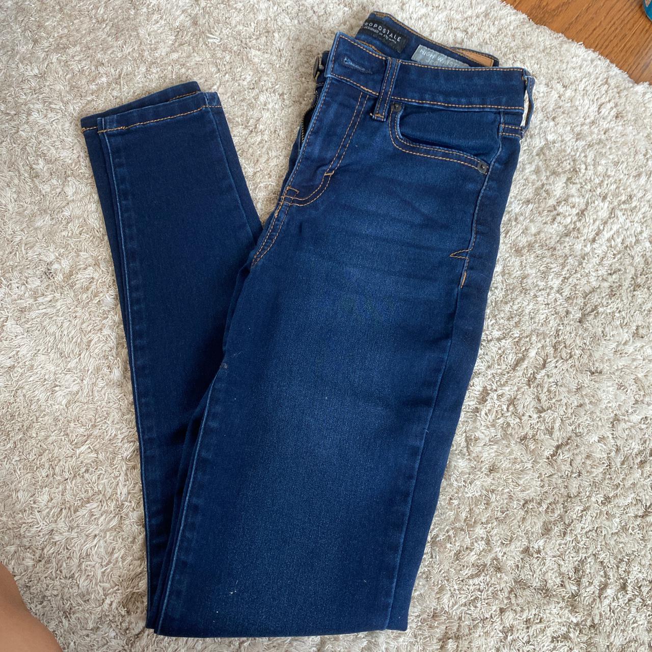 Aeropostale high waisted jeggings size 0... - Depop