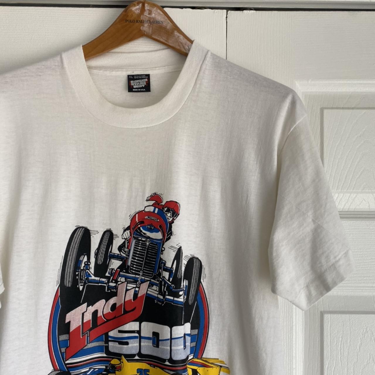 Vintage Indy 500 Racing NASCAR Promo Shirt Depop